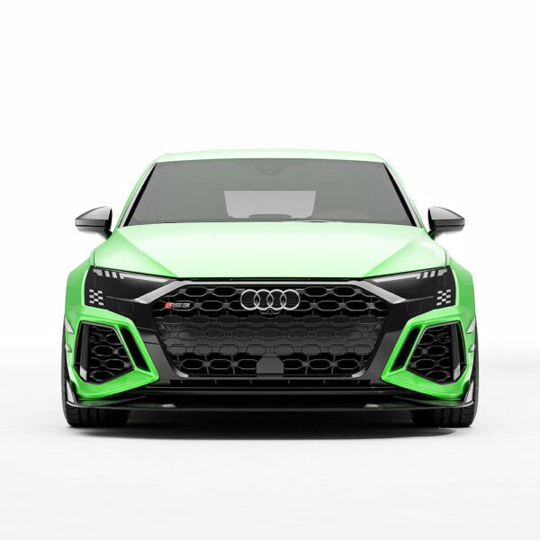 AUDI RS3 8Y 2022-2024 CARBON FIBRE FRONT BUMPER CANARDS - CT DESIGN - Image 4