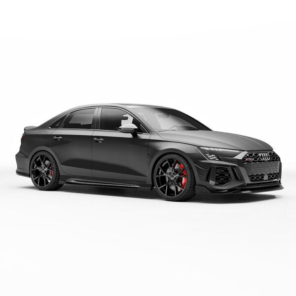 AUDI RS3 8Y 2022-2024 CARBON FIBRE FRONT BUMPER CANARDS - CT DESIGN - Image 8