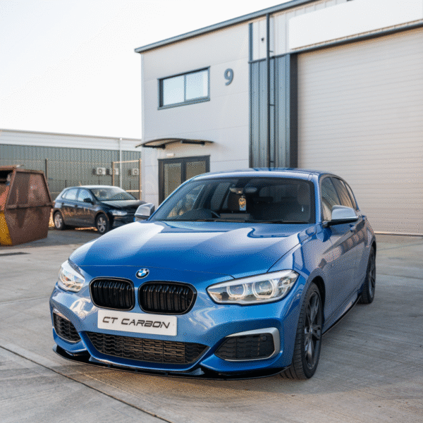 BMW F20/F21 1 SERIES LCI GLOSS BLACK SPLITTER - V2 - Image 2