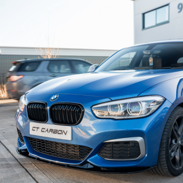 BMW F20/F21 1 SERIES LCI GLOSS BLACK SPLITTER - V2 - Image 3