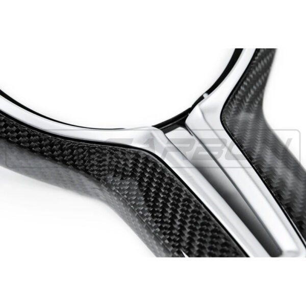 BMW Fxx M CAR CARBON FIBRE STEERING WHEEL TRIM - Image 2