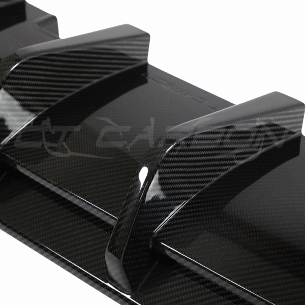 VW GOLF MK8 R CARBON FIBRE DIFFUSER - CT DESIGN - Image 9