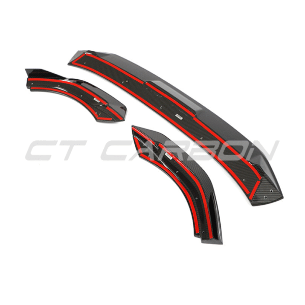 VW GOLF MK8 R CARBON FIBRE SPLITTER - CT DESIGN - Image 9