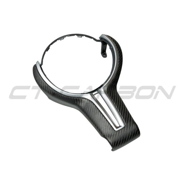 BMW Fxx M CAR MATTE CARBON FIBRE STEERING WHEEL TRIM - Image 5