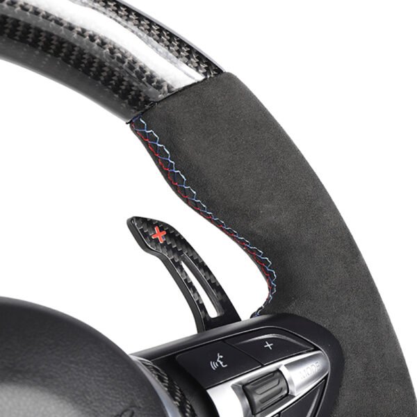 BMW FXX CARBON FIBRE / ALCANTARA CUSTOM STEERING WHEEL - Image 3