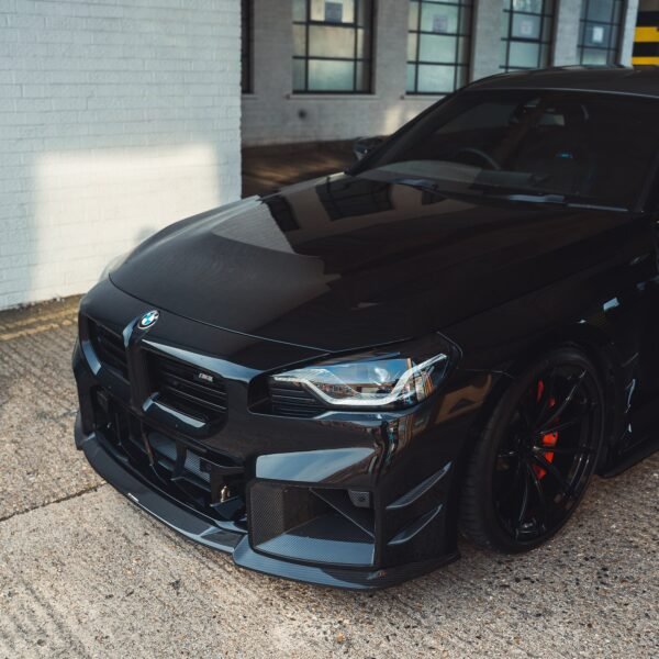 BMW G87 M2 CARBON FIBRE FRONT BUMPER CANARDS - Image 7