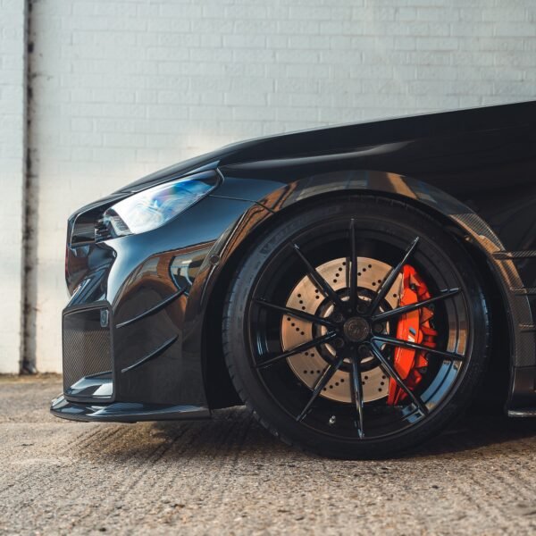 BMW G87 M2 CARBON FIBRE FRONT BUMPER CANARDS - Image 8