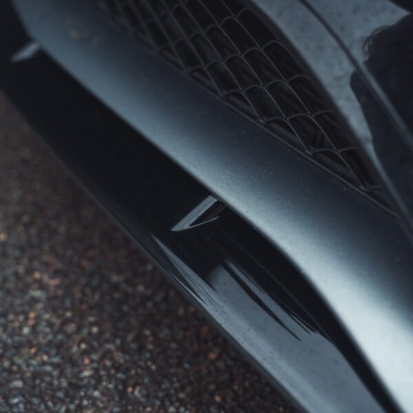 MERCEDES W205 C63 COUPE GLOSS BLACK SPLITTER - Image 4