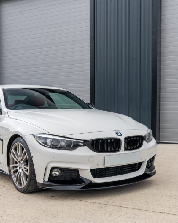 BMW 4 SERIES F32/F33/F36 GLOSS BLACK SPLITTER - MP STYLE - BLAK BY CT CARBON - Image 4