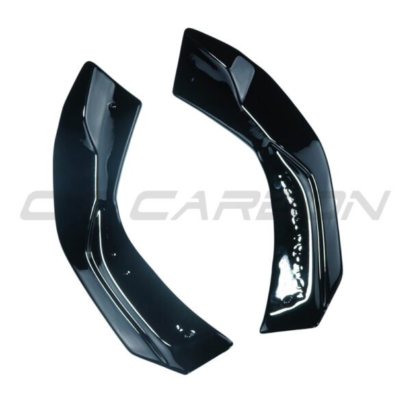 MERCEDES A-CLASS W177 2018+ GLOSS BLACK REAR BUMPER CORNERS - Image 3
