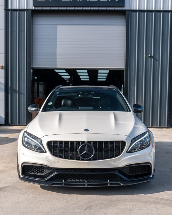 MERCEDES W205 C63 AMG 2014-2018 AMG GT BLACK GRILLE (WITH CAMERA) - Image 2