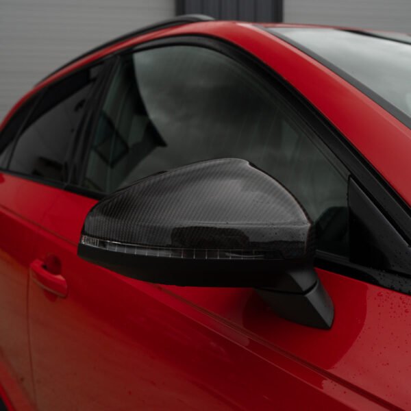 AUDI A4/S4/RS4/A5/S5/RS5 B9 2016-2025 PRE-PREG CARBON FIBRE MIRRORS - WITH LANE ASSIST - Image 2