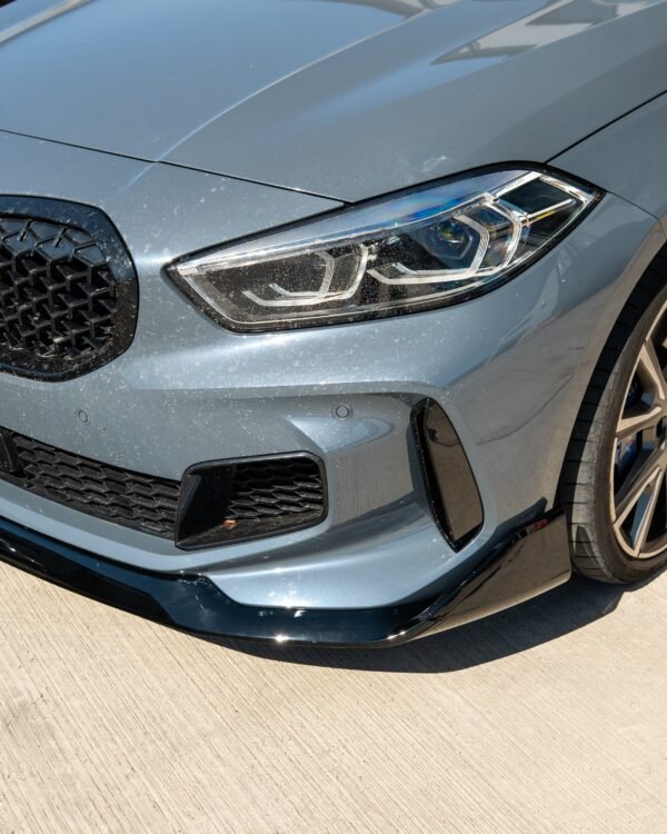 BMW F40 1 SERIES GLOSS BLACK SPLITTER - MP STYLE - Image 2