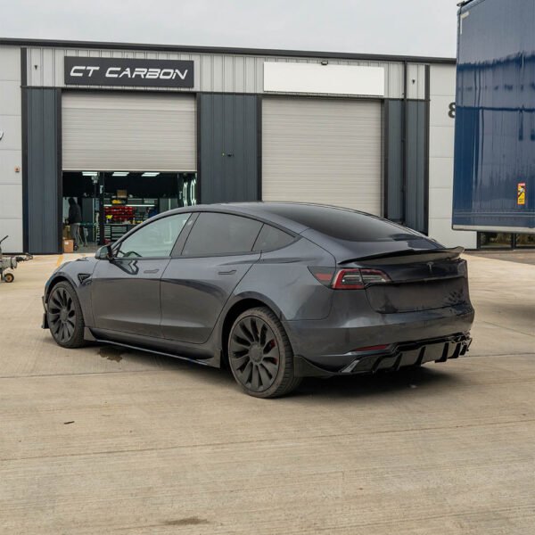 TESLA MODEL 3 FULL GLOSS BLACK KIT - BLAK BY CT CARBON - Image 7