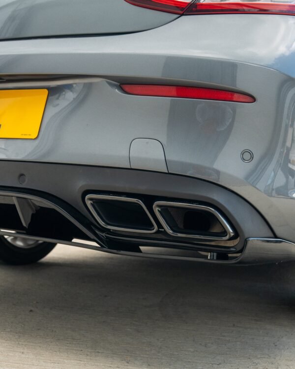 MERCEDES C-CLASS COUPE W205 GLOSS BLACK DIFFUSER & BLACK TIPS - Image 4