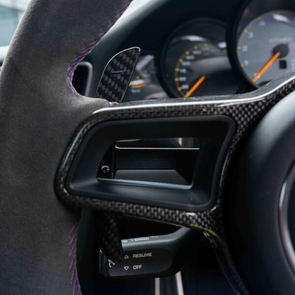 PORSCHE 911/CAYMAN/BOXSTER/CAYENNE/MACAN 2013+ MAGNETIC CARBON FIBRE PADDLES - Image 7