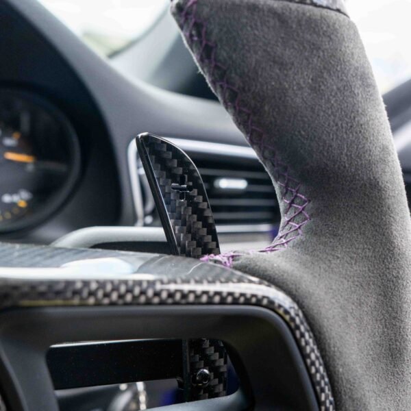 PORSCHE 911/CAYMAN/BOXSTER/CAYENNE/MACAN 2013+ MAGNETIC CARBON FIBRE PADDLES - Image 12