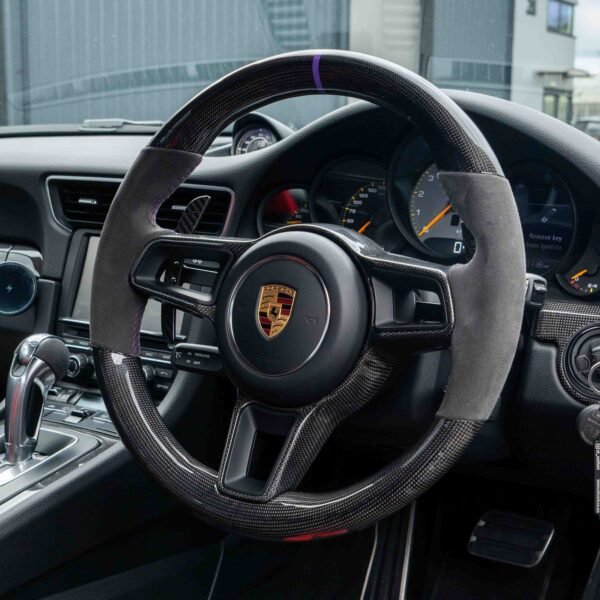 PORSCHE 911/CAYMAN/BOXSTER/CAYENNE/MACAN 2013+ MAGNETIC CARBON FIBRE PADDLES - Image 4