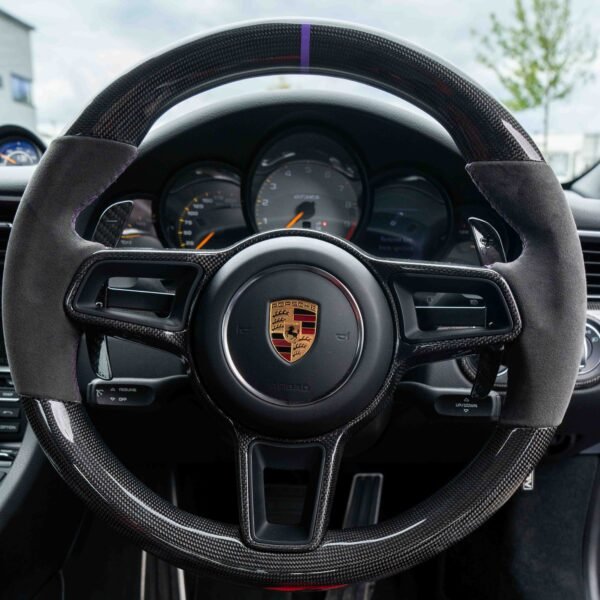 PORSCHE 911/CAYMAN/BOXSTER/CAYENNE/MACAN 2013+ MAGNETIC CARBON FIBRE PADDLES - Image 2