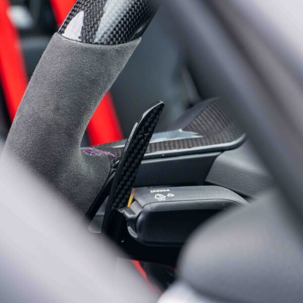 PORSCHE 911/CAYMAN/BOXSTER/CAYENNE/MACAN 2013+ MAGNETIC CARBON FIBRE PADDLES - Image 5