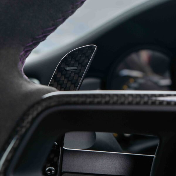 PORSCHE 911/CAYMAN/BOXSTER/CAYENNE/MACAN 2013+ MAGNETIC CARBON FIBRE PADDLES - Image 6