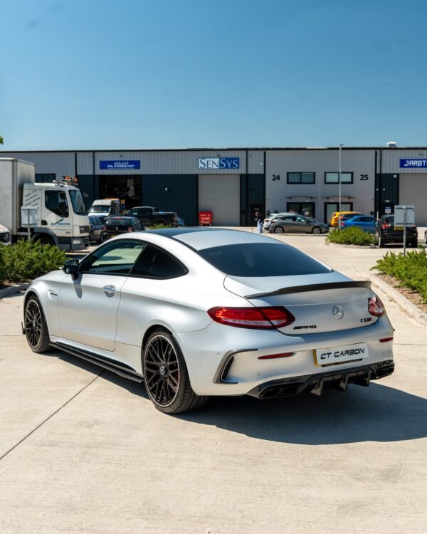 MERCEDES W205 C63 & C63 COUPE 2DR CARBON DIFFUSER - OEM+ CT STYLE - Image 2