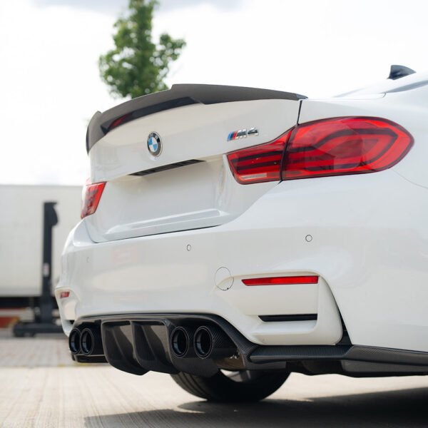 BMW M3/M4 F80/F82/F83 CARBON FIBRE DIFFUSER - V-STYLE - Image 2