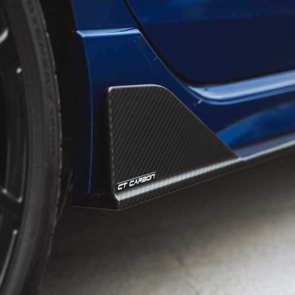 VW GOLF MK8 R CARBON FIBRE SIDE SKIRTS - CT DESIGN - Image 3