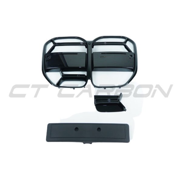 BMW 4 SERIES G22/G23 2020+ GLOSS BLACK GRILLE - CSL STYLE - Image 4