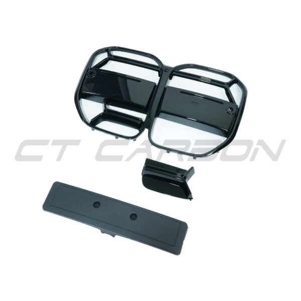 BMW 4 SERIES G22/G23 2020+ GLOSS BLACK GRILLE - CSL STYLE - Image 6