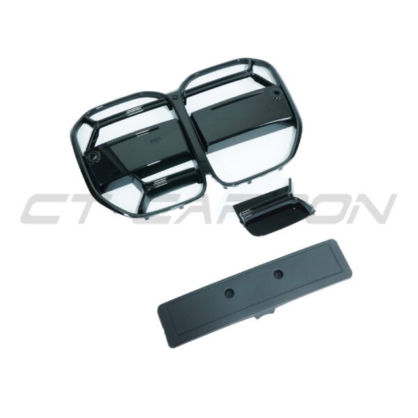 BMW 4 SERIES G22/G23 2020+ GLOSS BLACK GRILLE - CSL STYLE - Image 7
