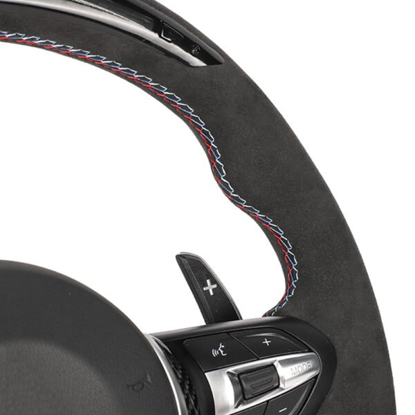 BMW FXX ALCANTARA / LED CUSTOM STEERING WHEEL - Image 7