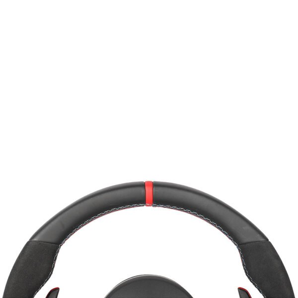 BMW FXX LEATHER / ALCANTARA / FLAT BOTTOM CUSTOM STEERING WHEEL - Image 11