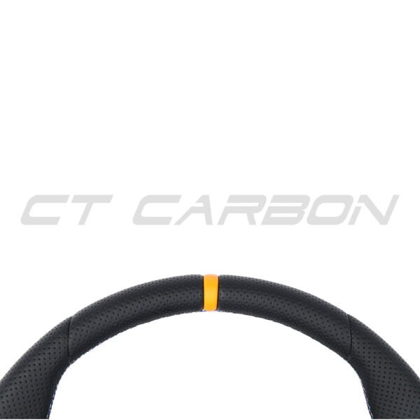 BMW Gxx LCI FULL LEATHER FLAT BOTTOM CUSTOM STEERING WHEEL - Image 3