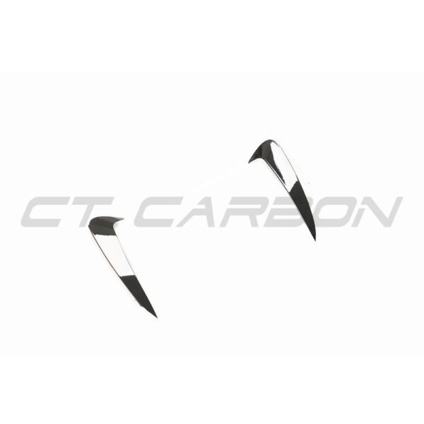 MERCEDES C-CLASS & C43 W205 COUPE GLOSS BLACK REAR BUMPER TRIM - Image 5