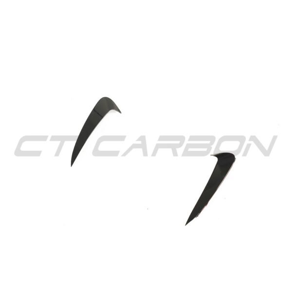 MERCEDES C-CLASS & C43 W205 COUPE GLOSS BLACK REAR BUMPER TRIM - Image 6