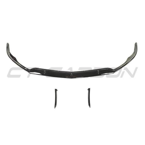 MERCEDES W205 C63 COUPE GLOSS BLACK SPLITTER - Image 8