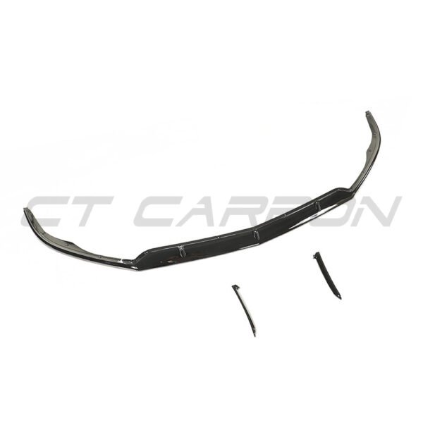 MERCEDES W205 C63 COUPE GLOSS BLACK SPLITTER - Image 9