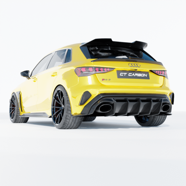 AUDI A3/S3/RS3 8Y 2022+ SPORTBACK CARBON FIBRE SPOILER - CT DESIGN V2 - Image 2