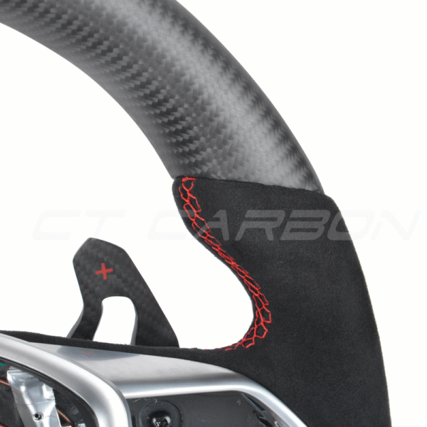 AUDI A6/S6/RS6 & A7/S7/RS7 C8 CARBON FIBRE / ALCANTARA FLAT BOTTOM CUSTOM STEERING WHEEL - Image 10