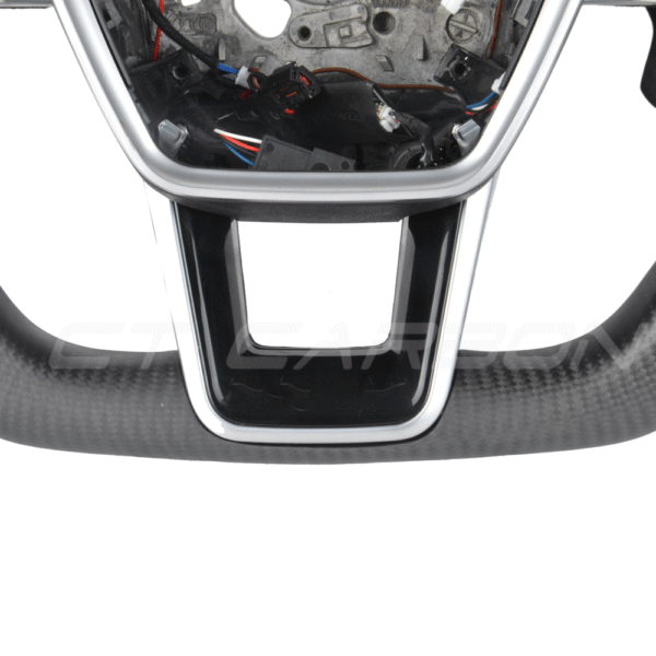 AUDI A6/S6/RS6 & A7/S7/RS7 C8 CARBON FIBRE / ALCANTARA FLAT BOTTOM CUSTOM STEERING WHEEL - Image 6