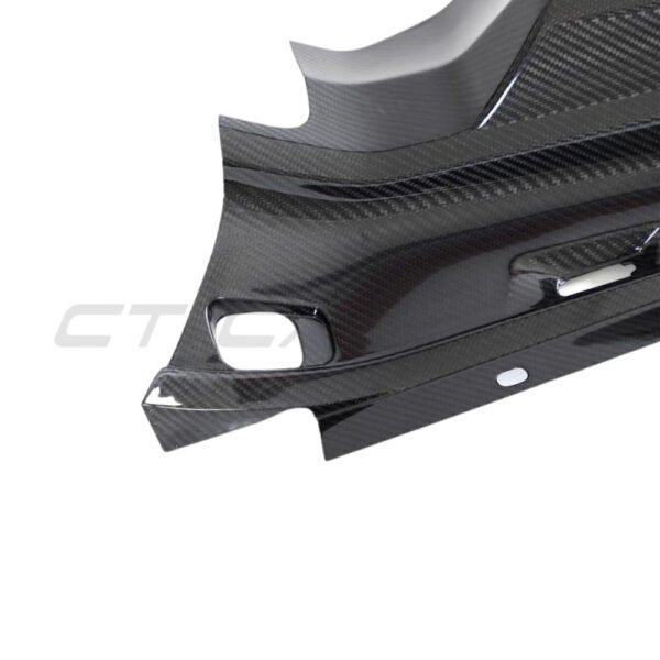 AUDI R8 COUPE 2015-2024 CARBON FIBRE ENGINE BAY TRIM - Image 4
