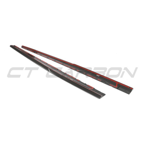 AUDI R8 V10 GEN 2.5 CARBON FIBRE SIDE SKIRTS - CT DESIGN - Image 2