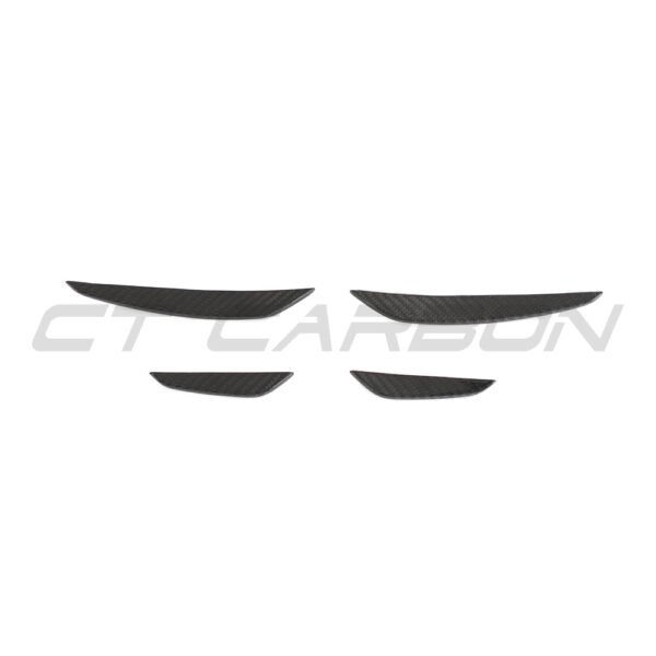 AUDI RS3 8Y 2022-2024 CARBON FIBRE FRONT BUMPER CANARDS - CT DESIGN - Image 6