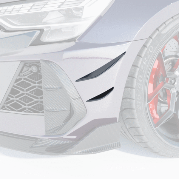 AUDI RS3 8Y 2025+ CARBON FIBRE FRONT BUMPER CANARDS - CT DESIGN - Image 5