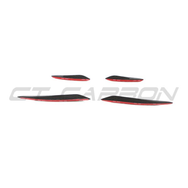 AUDI RS3 8Y 2022-2024 CARBON FIBRE FRONT BUMPER CANARDS - CT DESIGN - Image 10