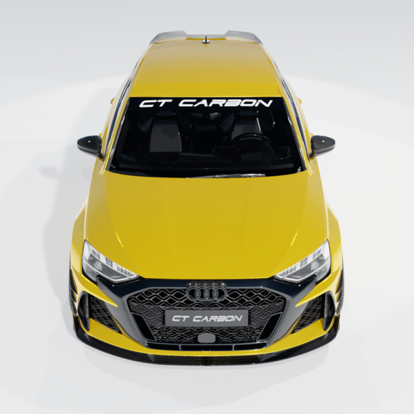 AUDI RS3 8Y 2025+ CARBON FIBRE SPLITTER - CT DESIGN - Image 2