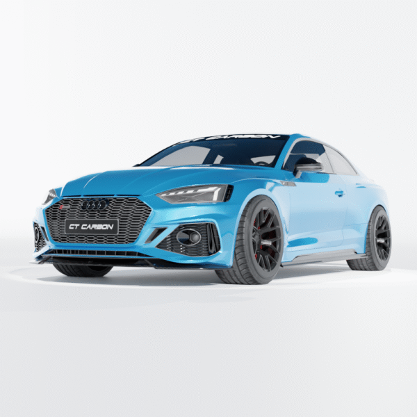 AUDI RS5 B9.5 COUPE 2020-2024 CARBON FIBRE SIDE SKIRTS - CT DESIGN - Image 3