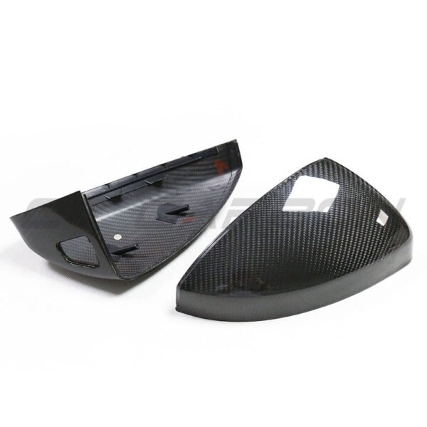 AUDI R8/TT 2014-2024 CARBON FIBRE MIRRORS - WITH LANE ASSIST - Image 3