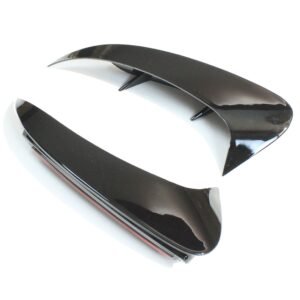 MERCEDES A-CLASS A35 V177 GLOSS BLACK REAR BUMPER CORNERS